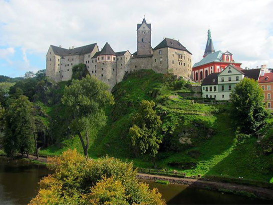 castle at the medieval town of Loket