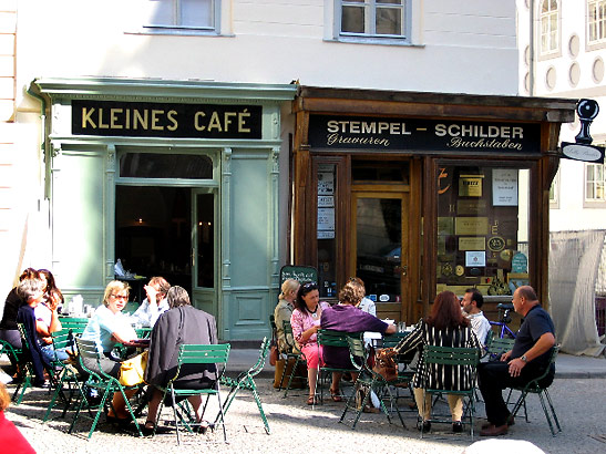 roadside cafe in Vienna