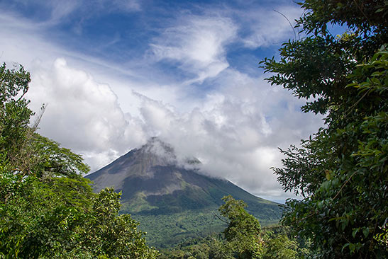 Costa Rican volcano