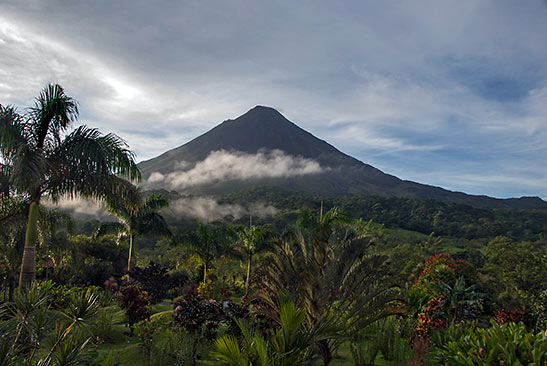 one of the volcanoes that dot the Costa Rican landscape