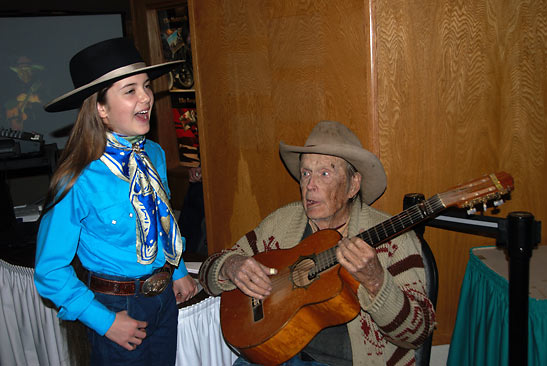 two performers who were featured at the 30th National Cowboy Poetry Gathering, Elko