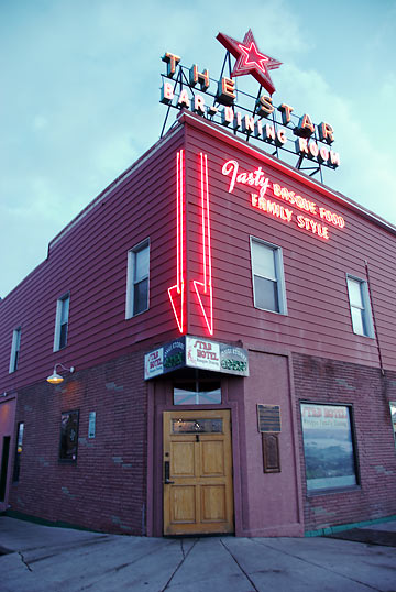 the historic Star Hotel and Restaurant on Silver Street, Elko