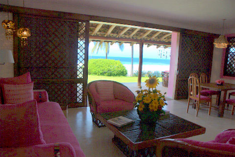interior of a villa by the sea, Las Alamandas