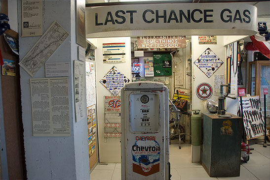 Last Chance Gas Pump