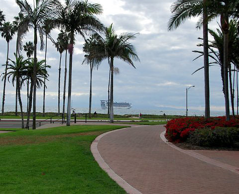 path along the Santa Barbara coast