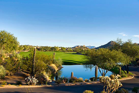 golf course at The Boulders