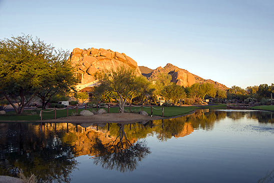 sunrise at Boulders Resort & Spa