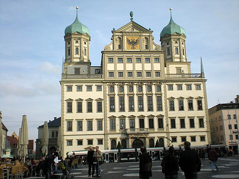 the Augsburg town hall