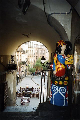 the Plaza Mayor, old town Madrid