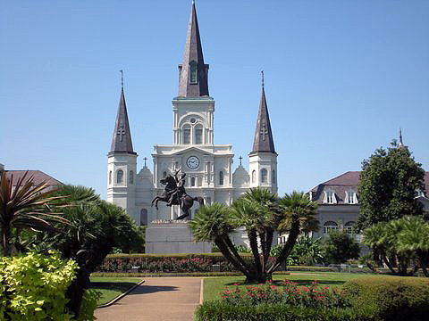 the St. Louis Cathedral in New Orleans
