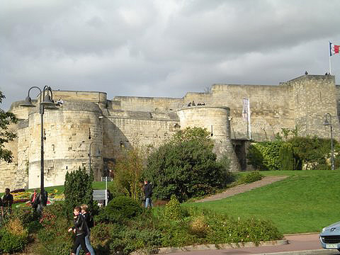 ruins of William the Conqueror's castle fortress, Caen
