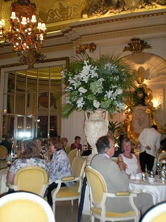 the Palm Court at the Ritz