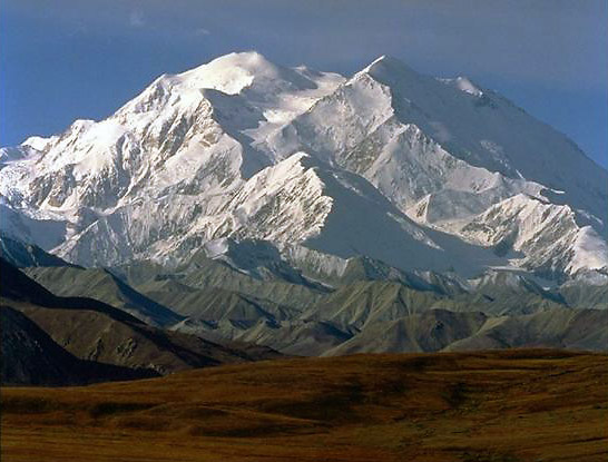 a closer view of Mount McKinley, Denali National Park