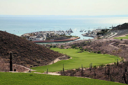 Mexico's only Gary Player-designed 18 hole golf course meandering from hilltops to sea level, CostaBaja Resort and Spa, La Paz