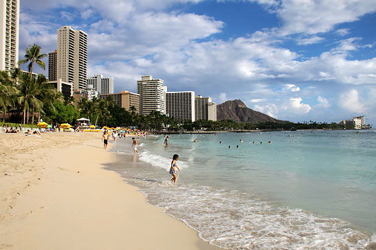 Waikiki Beach, Honolulu, Hawai'i