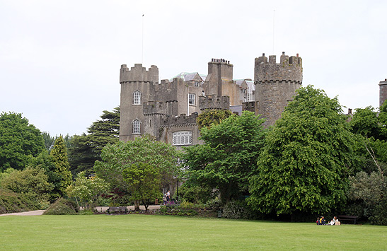 Malahide Castle in Dublin, Ireland