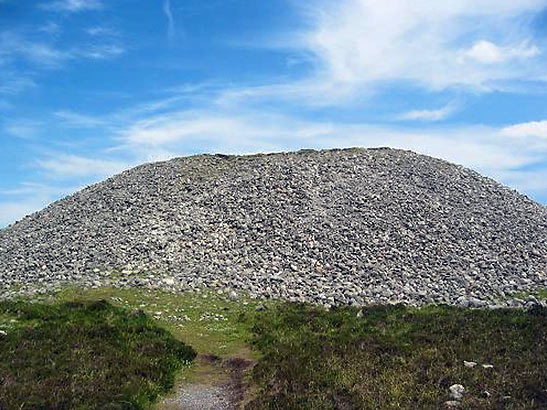 the central tomb at Carrowmore Megalithic Cemetery