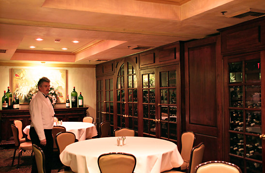 waiter at Italian-American restaurant Piero's