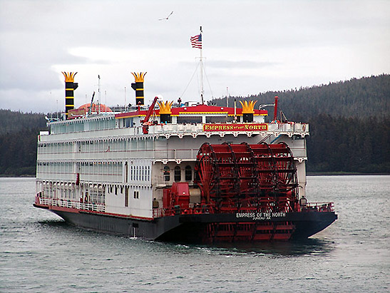 the Empress of the North on the Columbia River