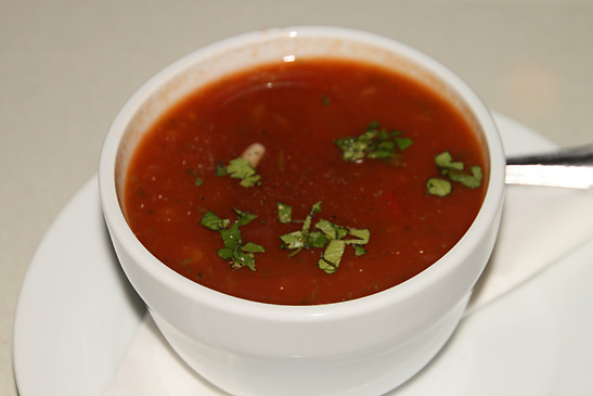 the Gazpacho at Swilly's, Pullman