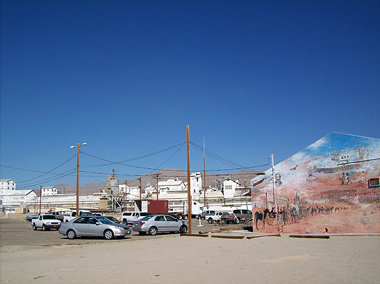 the town of Trona inside Death Valley National Park