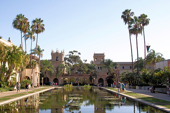 the Lily Pond at Balboa Park, San Diego