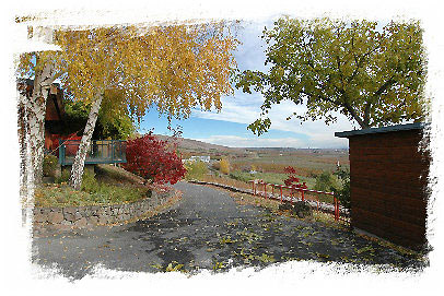 view of Windy Point Vineyards, Yakima Valley, Washington