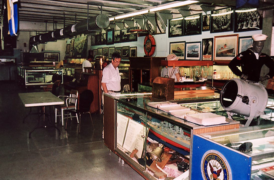 the nautical museum on board the SS Lane Victory