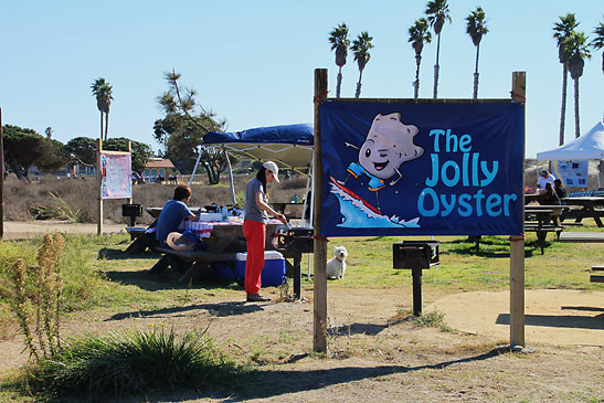 the Jolly Oyster on Ventura State Beach