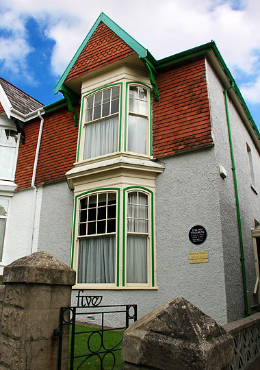 Dylan Thomas' restored birthplace in Swansea