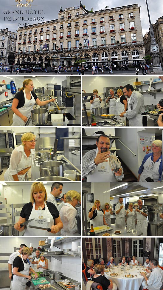 French Chef Training tour at the Grand Hotel de Bordeaux