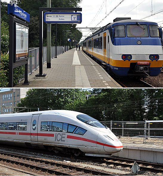 Rail Europe trains going to Arnhem, Netherlands