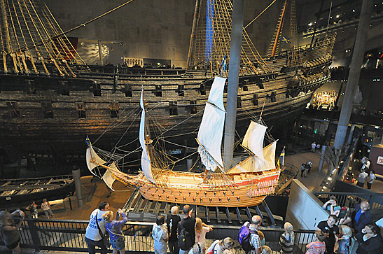 the 1628 ship Vasa, Stockholm