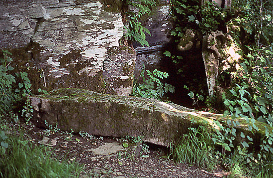 alleged spot where King Arthur was mortally wounded, Slaughterbridge