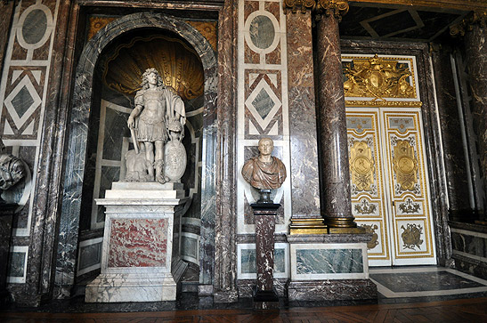 interior of the palace at Versailles