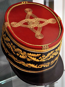 a Legionnaire's cap, French Foreign Legion museum