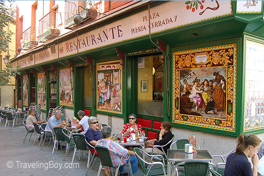 Madrid street scene