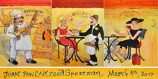 paintings by local artist Joan Spearman