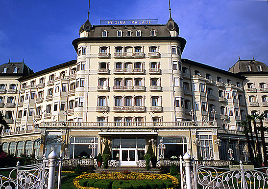 the Regina Palace in Stresa, Northern Italy