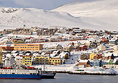 the town of Hammerfest, Norway