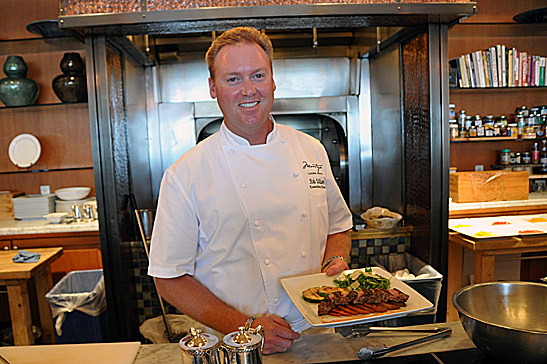 executive chef Rob Wilson at the Loft Restaurant, Montage Laguna Beach, Orange County