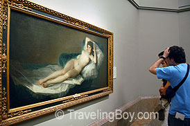 The Nude Maja: Goya's painting at the Museo del Prado