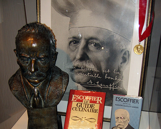 a collection of tributes to Escoffier, Culinary Archives and Museum at Johnson and Wales University