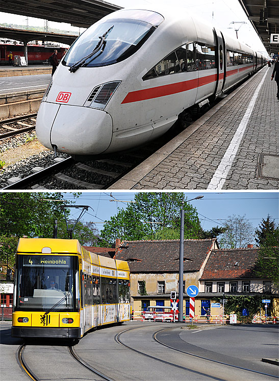 German Rail Europe trains