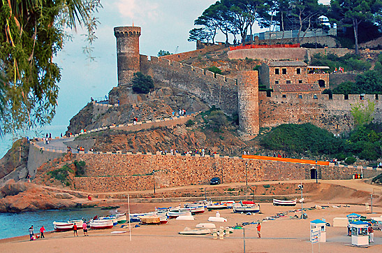 castle on the beach, Tossa de Mar