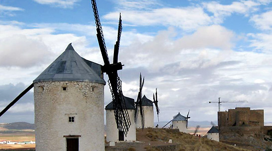 windmills on the Ruta de Quixote, Consuegra