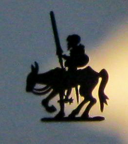 iconic silhouette of Don Quixote