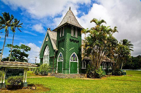 Waioli Church and Mission House in Hanalei