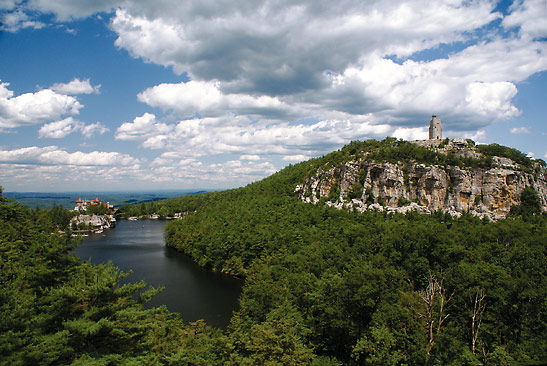 Sky Top Tower overlooking lake