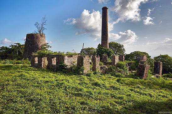 ruins of a sugar mill, Nevis Island